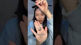 decorating my antique heart locket necklace ⋆˙⟡