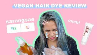 Vegan Hair Dye Review: New Anthocyanin Acid Color by Sarangsae Cosmetics.