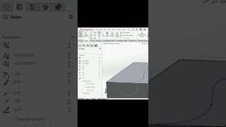 Swept Cut Tutorials Solidworks Beginners #shorts #ytshorts #engineering