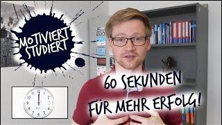 60 Sekunden für bessere Noten! – Motiviert Studiert Episode 10