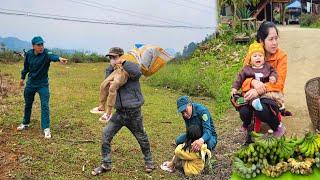 Kind police rescue baby in distress, single mother brings bananas to market to sell