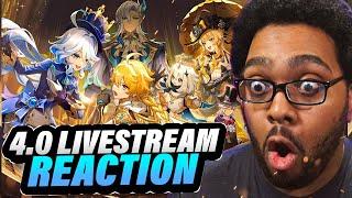 4.0 GENSHIN IMPACT IS THE WILDEST UPDATE (4.0 LIVESTREAM REACTION)