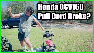 How to Replace the Pull Start Cord/Rope on Honda GCV160