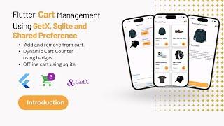 Introduction | Flutter Shopping Cart Using GetX, Shared Preference and Sqlite