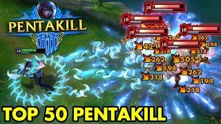 TOP 50 BEST LEAGUE OF LEGENDS PENTAKILLS OF 2023!