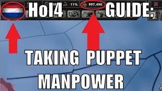 Hearts of Iron 4 Guide: Taking Puppet Manpower