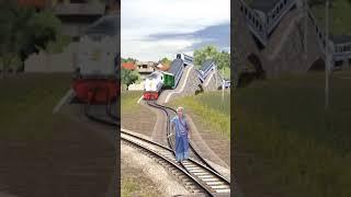 Old Amma dans stop the high speed train #shorts #shortvideo #funny