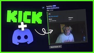 How to get Kick.com Livestream Notifications on Discord!