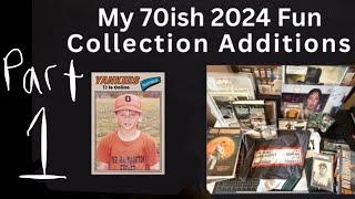 My 2024 "FUN" collection additions: Part 1 of 2. T206s, autographs, & gifts from the kids