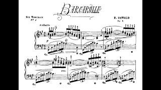 Henrique Oswald - Barcarola Op.4 No.5 (José Eduardo Martins, piano)