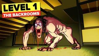 The Backrooms - Level 1 - Encountering Monsters in The Habitable Zone