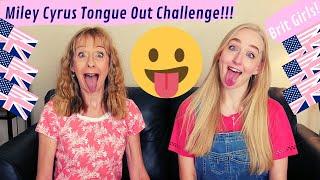 Miley Cyrus Tongue Out Challenge - With A Twist!