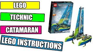 LEGO CATAMARAN INSTRUCTIONS - TECHNIC 2020 - LEGO SET 42105