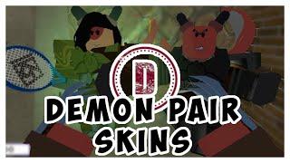 How To Get Demon Pair In Arsenal  (Roblox) Arsenal Cryptid Hunt Roblox Demon Pair Skins