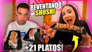 COMIENDO en un SHUSHI hasta REVENTAR  | Shokai Shushi Castellón