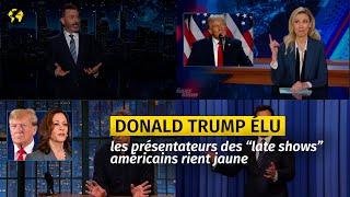 Retour de Trump : les présentateurs des “late shows” américains rient jaune