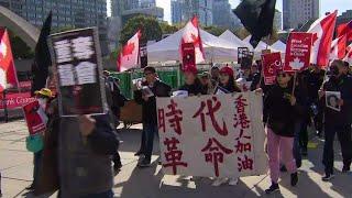 Toronto rally in support of Hong Kong