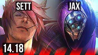 SETT vs JAX (TOP) | 10 solo kills, Legendary | NA Diamond | 14.18