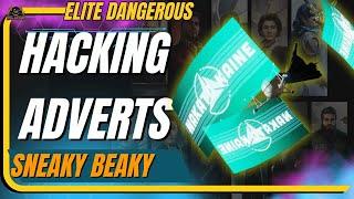 Hacking PowePlay Holographic Ads in Elite Dangerous