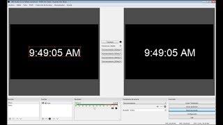 OBS STUDIOS COMO PONER LA HORA DE MANERA FÁCIL