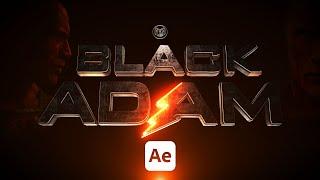 Element 3d tutorial | Black Adam Title After effects