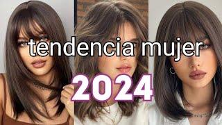 TENDENCIAS MUJER CABELLO 2024 ️ ESTILOS de PELO 2024 