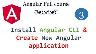 How to Install angular cli | How To create angular project | Angular CLI | Angular tutorials