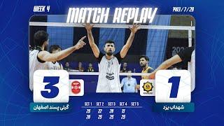 IRAN MEN'S VOLLEYBALL PREMIER LEAGUE 2024-25 | Shahdab Yazd vs Giti Pasand Isfahan VC full match