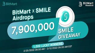 BitMart Smile Coin Listing Airdrop l Bitmart exchange giveaway l free Airdrop l Crypto Info Airdrop