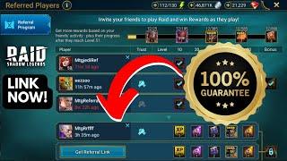 100% Success Easy Link Referral Accounts!  Raid: Shadow Legends