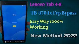 How To Lenovo TB-8704x Frp Bypass 2022 New Method