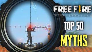 Top 50 Myths in Freefire Battleground Compilation I Ultimate Guide To Become A Pro