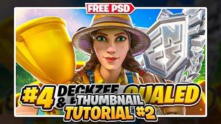 How to make FORTNITE Thumbnails ⁉ | Tenix Design