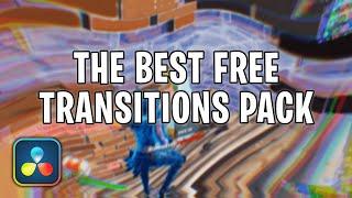 THE BEST *FREE TRANSITIONS PACK* for Fortnite Montages (DaVinci Resolve) | Free Presets + Tutorial