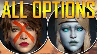 Destiny's Character Creation - All Alpha Options!