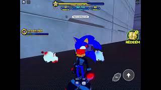 I unlocked the stealth suit sonic in sonic speed simulator