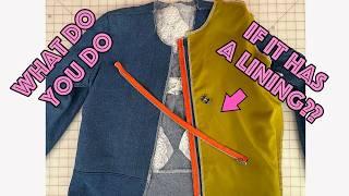 How To Sew A Separating Zipper Into Anything With Lining The Easy Way!