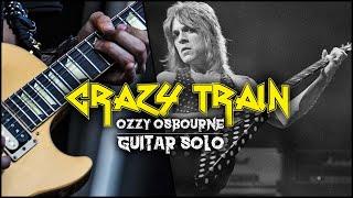 Crazy Train (Ozzy Osbourne) - Solo - Guitar Tutorial with Paul Audia