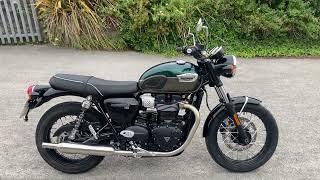 2024 TRIUMPH BONNEVILLE T100, 290 MILES - WALKAROUND - COMPLETELY MOTORBIKES