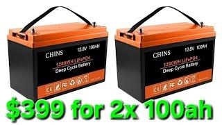 some amazon deals on ham radios and lifepo4 12v 100ah batteries