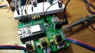 Demo of Bart Dring's Grbl ESP32 CNC Development Board V3.1, very good.