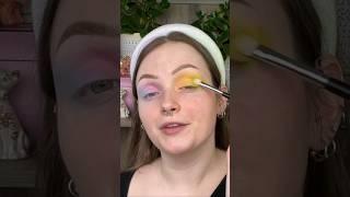 EASY RAINBOW MAKEUP!!  #makeup #makeuptutorial #eyemakeup #beauty