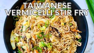 Taiwanese Vermicelli Stir Fry (tsao mi fun)