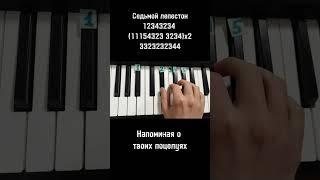 Антон Токарев hi fi Седьмой лепесток(А дождь на окнах рисует)на пианино  Обучение