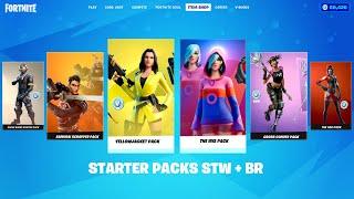 Fortnite All STARTER PACK Skins! (Least to Most Used)