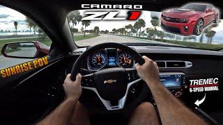 5th Gen Camaro ZL1 Chasing the Sunrise *EARLY MORNING POV* |  LOUD Camaro ZL1 POV Drive [4K]