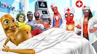 Tung Tung Tung Sahur is pregnant vs Team Spider-Man || Tung Tung Tung Sahur Movie Collection!