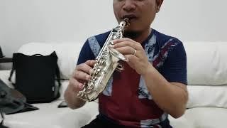 Jimmy Tobing play tested Rampone Curved Sopranino saxophone with Vandoren SM550 mouthpiece