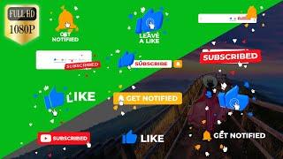 YouTube Subscribe, Like & Notification Button-10 New & Free 3D Buttons-Download Links In Description