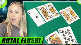 I flopped my first ever ROYAL FLUSH & got paid!